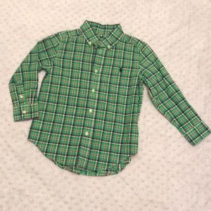 Green Ralph Lauren Button Down